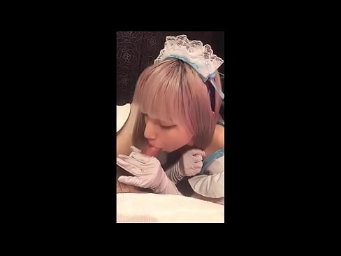 ❤️ Japanese Idol [mayuka], kostum pelayan Prancis, bagian 1, blowjob dan brengsek dengan lotion ❤❌ Porno pada kami