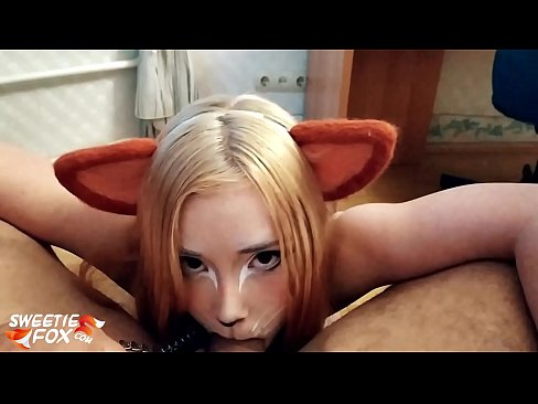 ❤️ Kitsune menelan kontol dan cum di mulutnya ❤❌ Porno pada kami